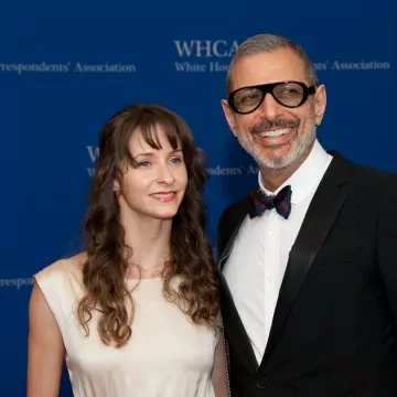 Jeff Goldblum and girlfriend Emilie Livingston - Photo Credit: Rena Schild / Shutterstock.com