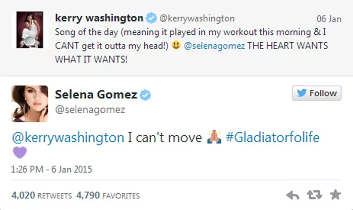 Selena Gomez Kerry Washington