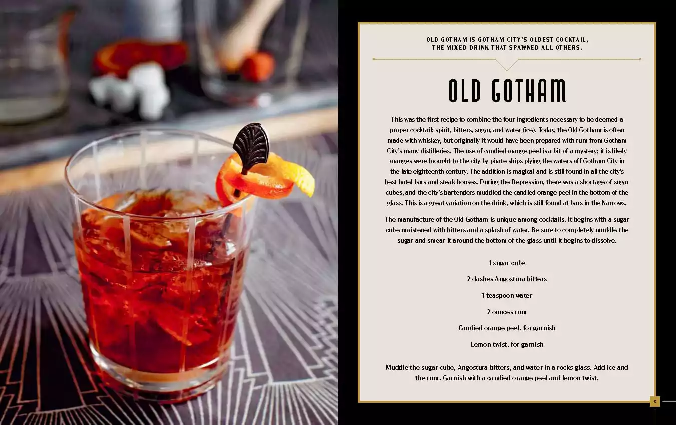 FanBolt - Gotham City Cocktail - Old Gotham