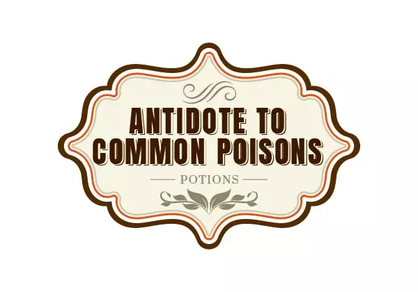 Antidote to Common Poisons