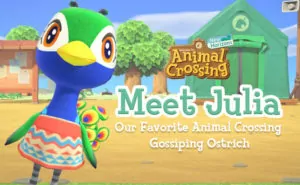 Meet Julia from ACNH: Our Favorite Animal Crossing Gossiping Ostrich