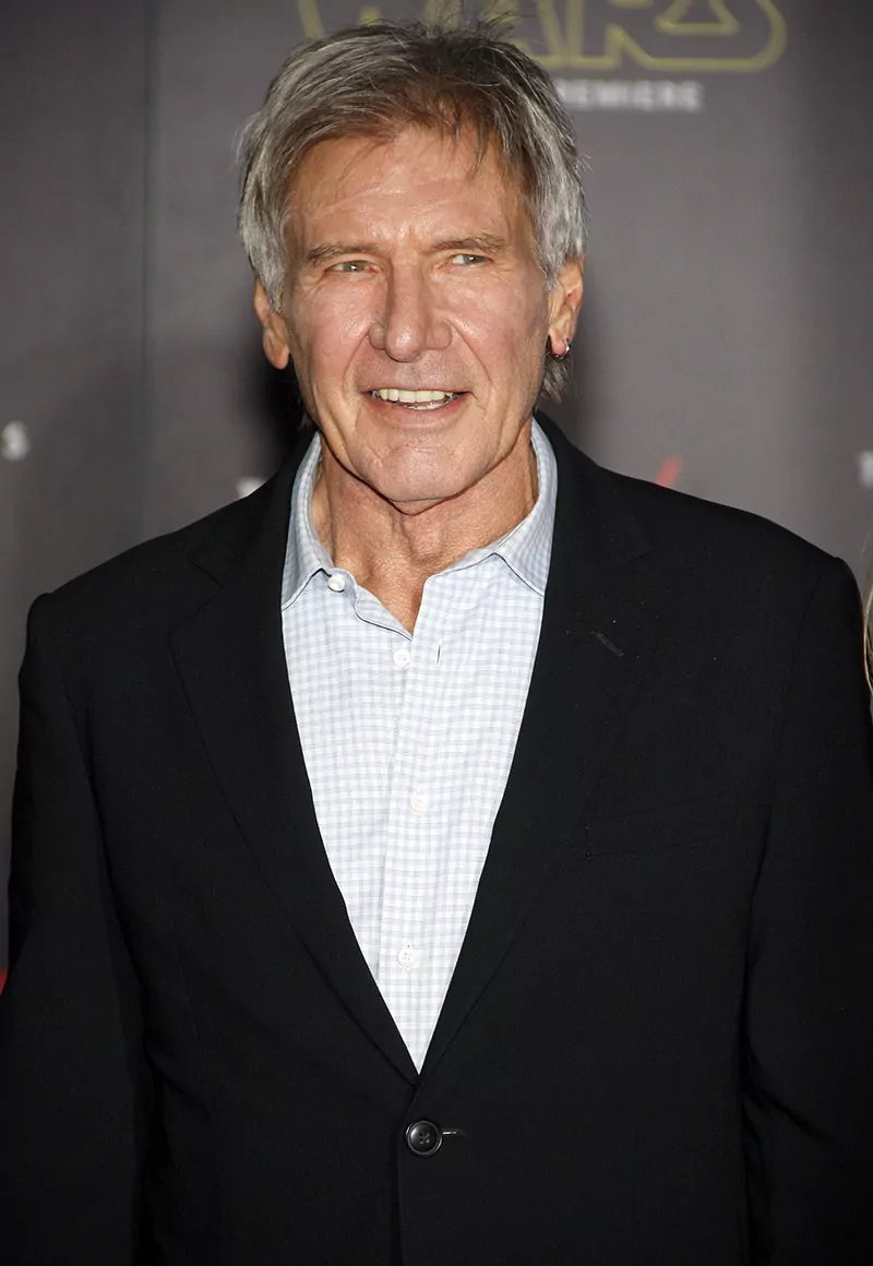 Harrison Ford at the World premiere of Star Wars: The Force Awakens