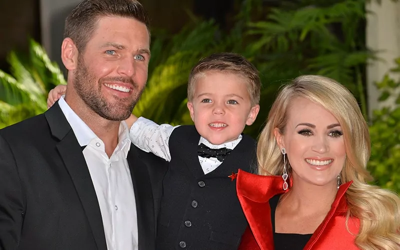 Carrie Underwood Family: Mike Fisher and Isaiah Fisher