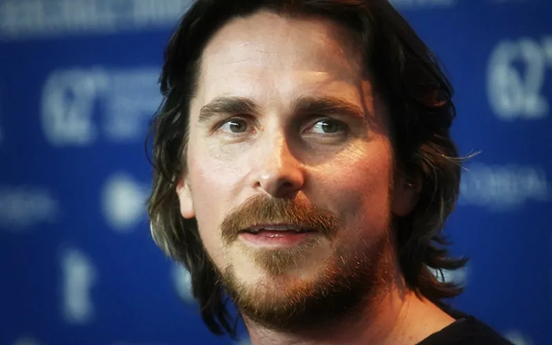 Christian Bale at a press conference