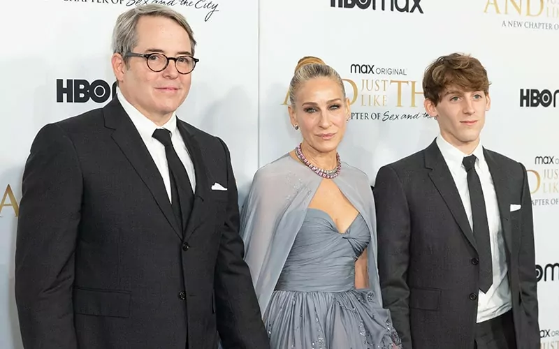 Matthew Broderick, Sarah Jessica Parker and James Wilkie Broderick