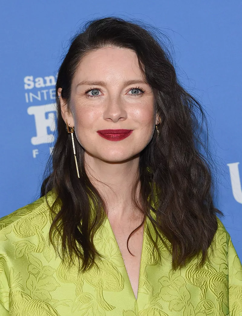 Caitriona Balfe with Red Lips