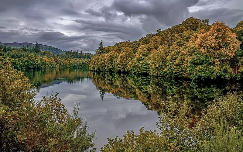 Loch Faskally in Scotland