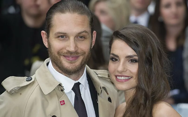 Tom Hardy and wife Charlotte Riley