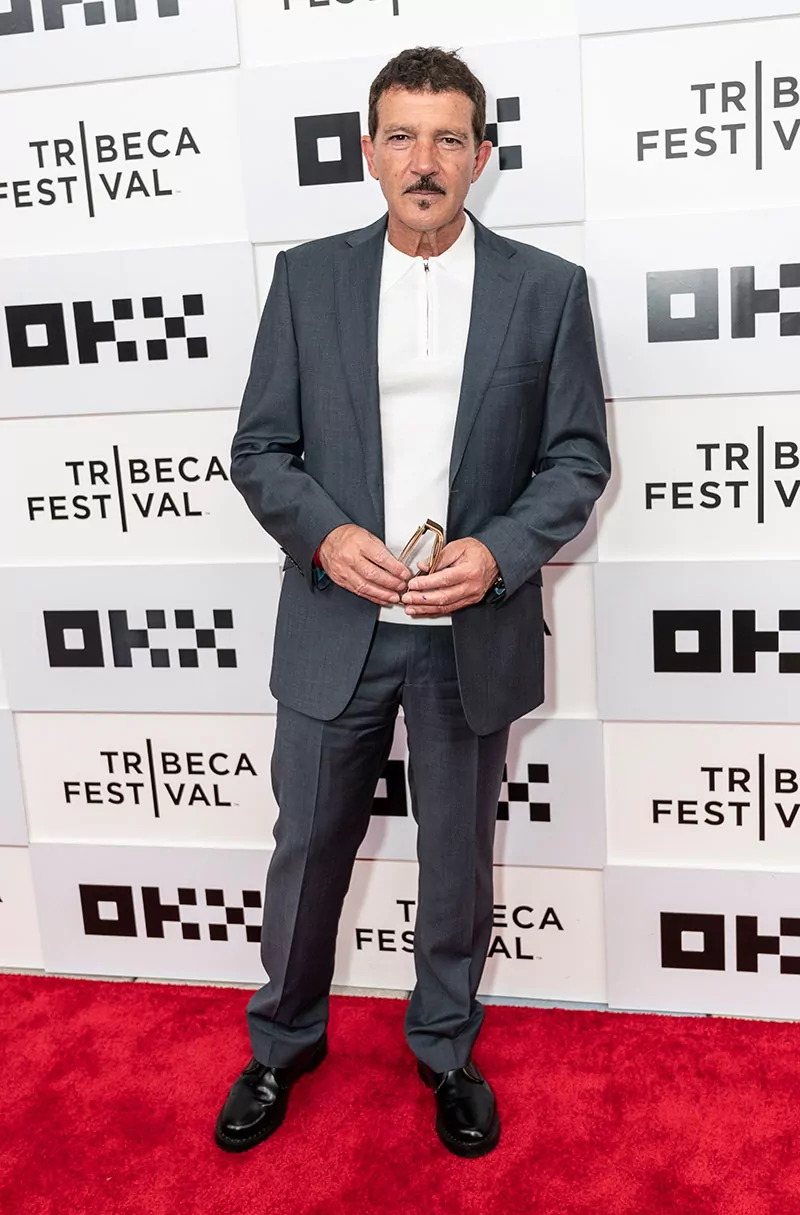 Antonio Banderas attends Official Competition premiere during Tribeca Film Festival at BMCC