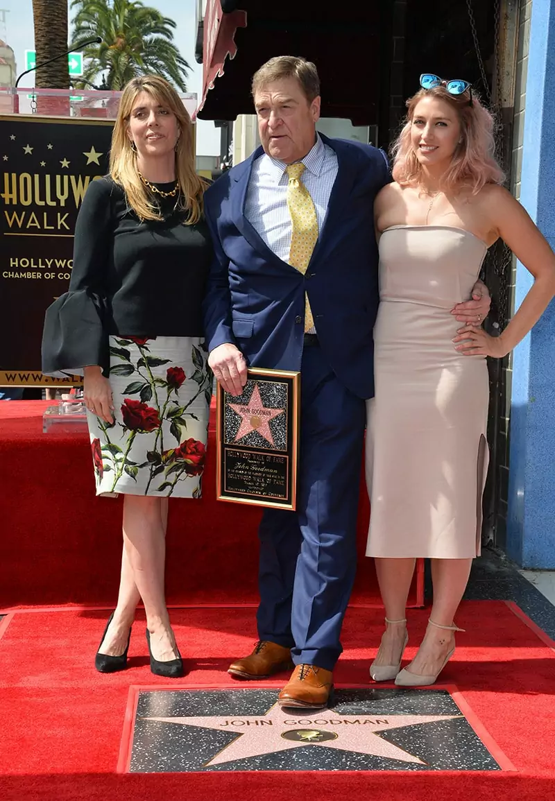 Actor John Goodman and wife Anna Beth Goodman and daughter Molly Goodman
