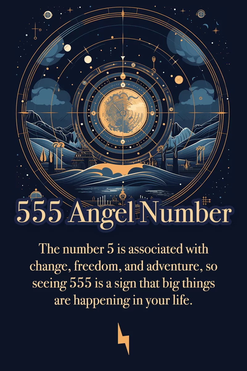 555 Angel Number Meaning A Message of Change from the Universe