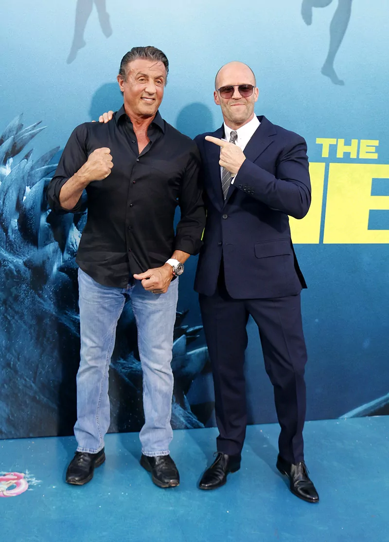 Jason Statham and Sylvester Stallone