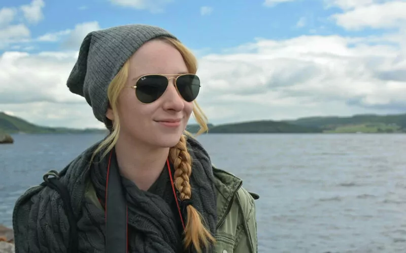 Emma on Loch Ness