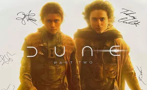Don’t Be Shai(-Hulud): Enter Our ‘Dune: Part 2’ Signed Poster Contest!