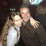 Myself and Nathan at the Veronica Mars NYC After Party