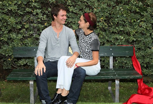 THE FAULT IN OUR STARS bench dedication ceremony