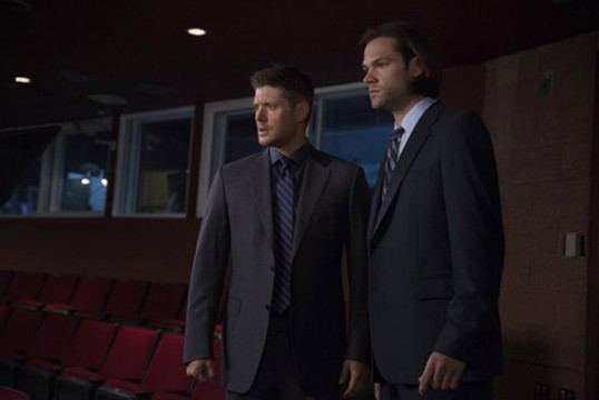 Pictured: (L-R) Jensen Ackles as Dean and Jared Padalecki as Sam Photo Credit: Katie Yu/ The CW