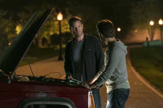 Pictured: (L-R) Matt Davis as Alaric and Paul Wesley as Stefan Photo Credit: Tina Rowden/The CW