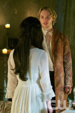 Pictured: (L-R)Adelaide Kane as Mary, Queen of Scotland and France (back to camera)and Toby Regbo as King Francis II Photo Credit: Sven Frenzel/The CW