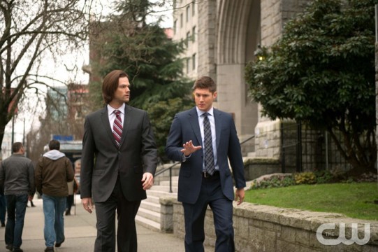 Pictured: (L-R) Jared Padalecki as Sam and Jensen Ackles as Dean Photo Credit: Liane Hentscher/ The CW
