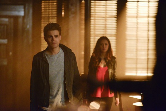 Pictured: (L-R) Paul Wesley as Stefan and Nina Dobrev as Elena Photo Credit: Guy D'Alema/ The CW