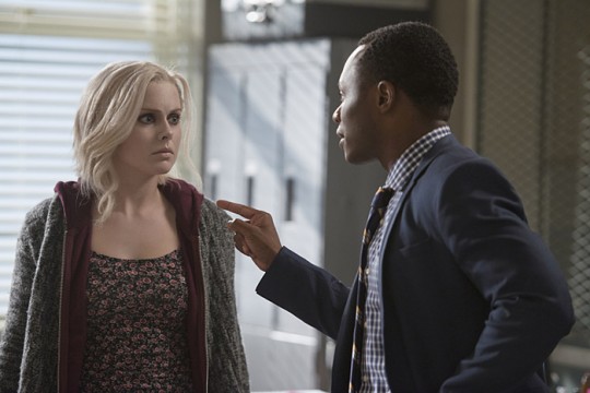 Pictured: (L-R) Rose McIver as Olivia 'Liv' Moore and Malcolm Goodwin as Clive Babineaux Photo Credit: Diyah Pera/ The CW