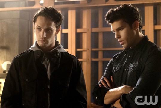 Pictured: (L-R) Colin Woodell as Aiden and Steven Krueger as Josh Photo Credit: Tina Rowden/ The CW