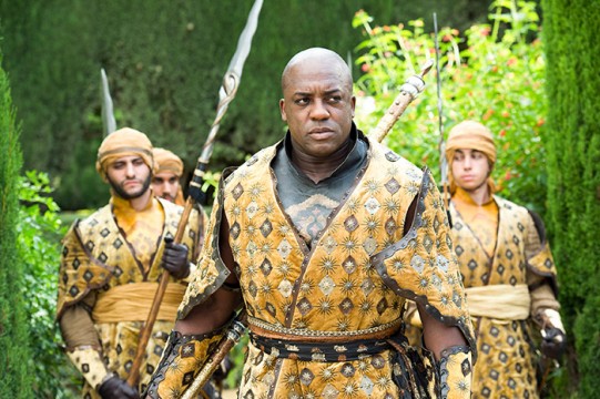 Pictured: DeObia Oparei as Aero Hotah Photo Credit: Macall B. Polay/HBO