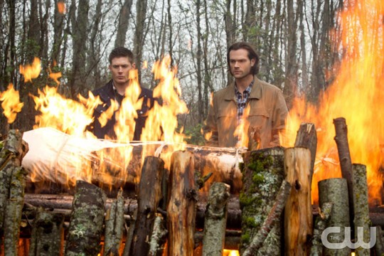 Pictured: Jensen Ackles as Dean and Jared Padalecki as Sam Photo Credit: Liane Hentscher/The CW