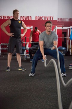 Pictured: Robert Buckley as Major Lilywhite and Patrick Roccas as Trainer Jack Photo Credit: Cate Cameron/ The CW