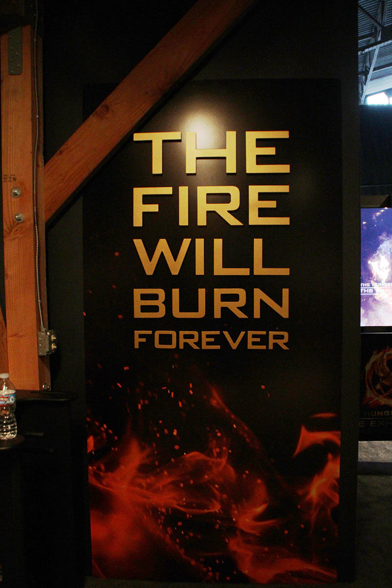 The Hunger Games Exhibition - The Fire Will Burn Forever
