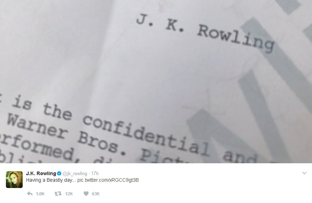 J.K. Rowling’s Tease for ‘Fantastic Beasts’ Sequel