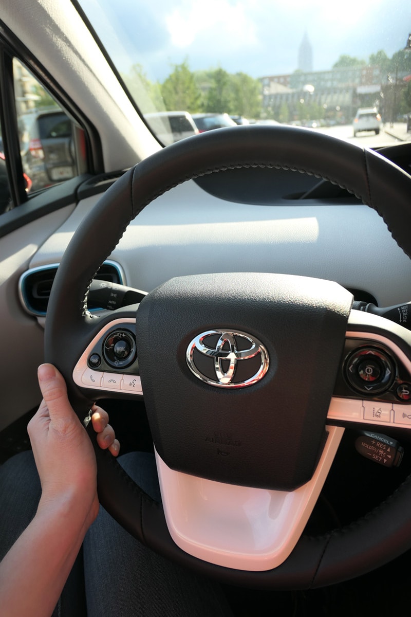 Geek Girl Review: 2017 Toyota Prius Prime Interior Wheel