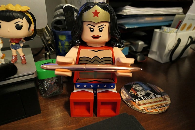 Lego Clock Wonder Woman