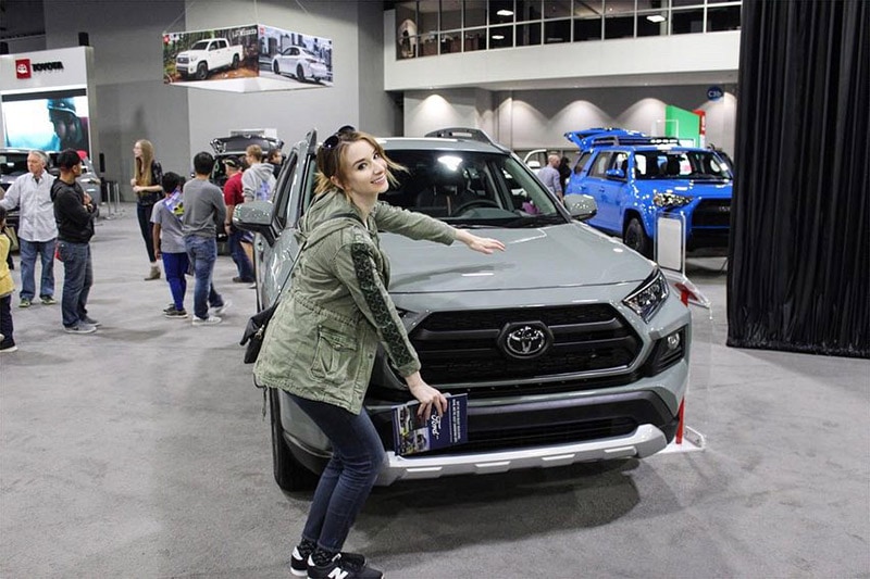 2019 Toyota RAV4 at the Atlanta International Auto Show