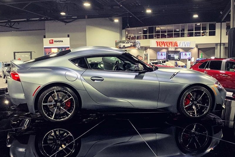 2020 Toyota Supra at the Atlanta International Auto Show