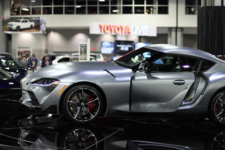 2020 Toyota Supra at the Atlanta International Auto Show