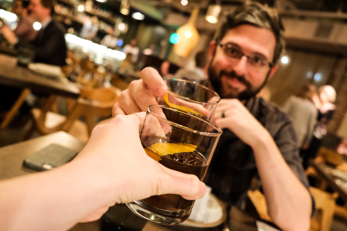 A Toast of Near East Old Fashioneds