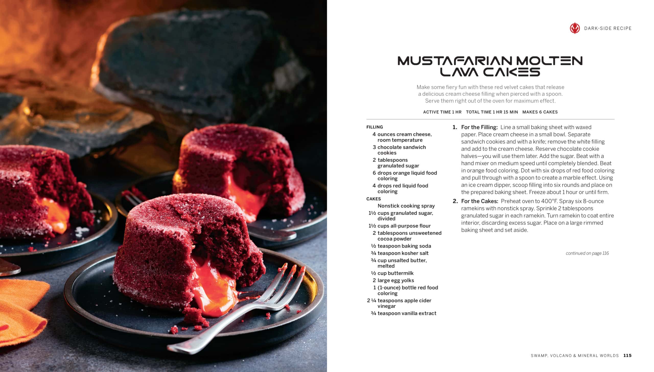 Geek Cooking: Exclusive Star Wars Recipe - Mustafarian Molten Lava Cakes