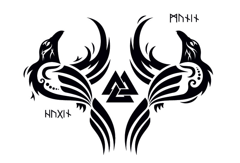 Huginn and Muninn: The Ravens of Odin