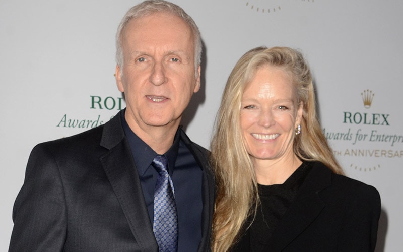 James Cameron and Wife