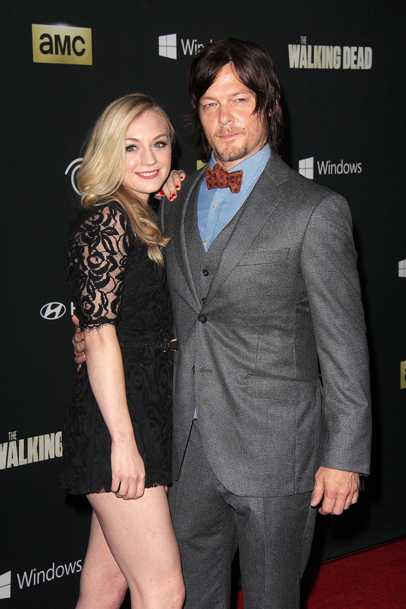 Norman Reedus and Emily Kinney Friendship
