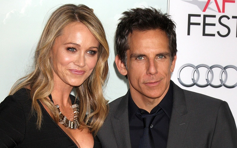 Christine Taylor, Ben Stiller at the The Secret Life of Walter Mitty Gala Screening