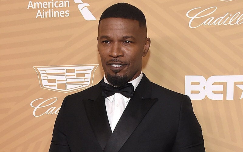 Jamie Foxx arrives for the 2020 American Black Film Festival Honors