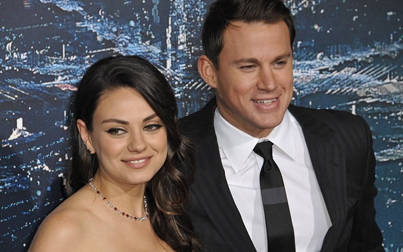 Channing Tatum and Mila Kunis at the Los Angeles premiere of Jupiter Ascending