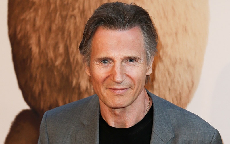 Liam Neeson attends movie premiere