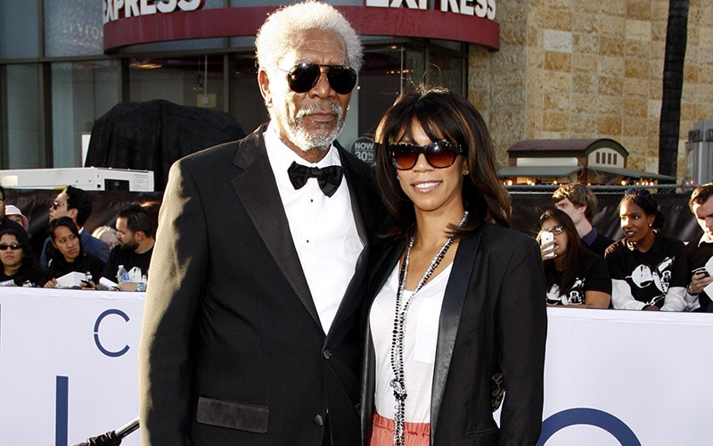 Morgan Freeman and daughter Morgana Freeman-