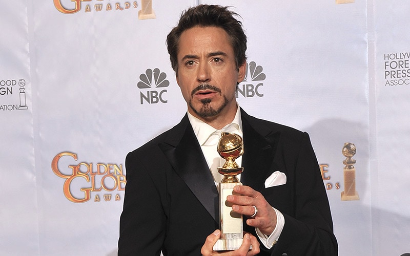 Robert Downey Jr at the 67th Golden Globe Awards at the Beverly Hilton Hotel
