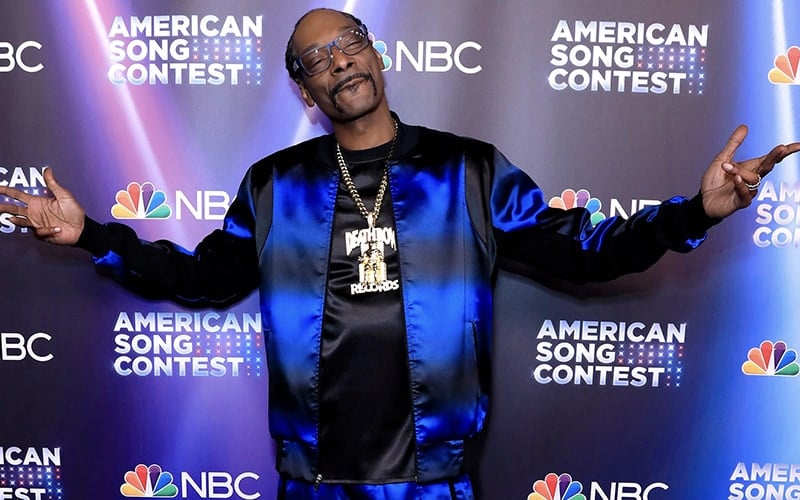 Snoop Dogg at the American Song Contest Week Grand Final at Universal Studios