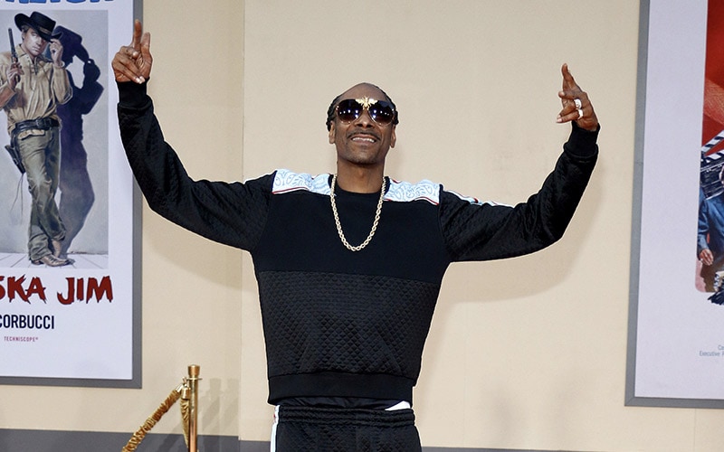 Snoop Dogg at the Los Angeles premiere of Once Upon a Time In Hollywood